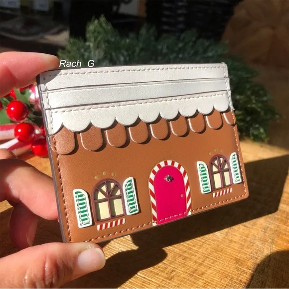 Kate Spade Gingerbread House Card Holder - Picture 6 of 7